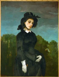 Frau in Reitkleidung