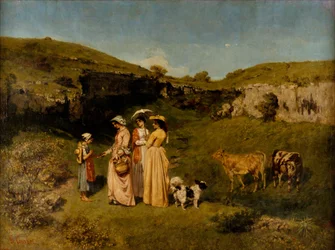 Junge Damen des Dorfes, 1851-52