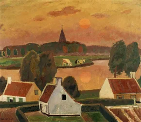Ansicht eines Dorfes