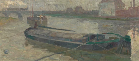 Ansicht der Stropbrug in Gent