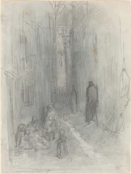 Eine Seitenstraße in London