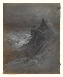 Nach dem Schiffbruch - Entwurf für eine Illustration von Coleridges Die Ballade vom alten Seemann