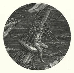 Gustave Doré Illustration für Coleridges Rime of the Ancient Mariner