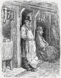 Jüdische Metzger - Aldgate, 1872