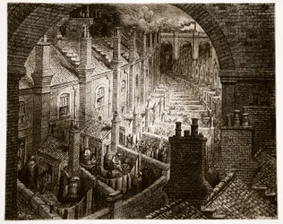 Über London - Mit der Eisenbahn, aus 