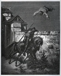 Sancho Panza wird getäuscht, und Don Quixote kann nicht eingreifen - aus 