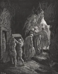 Das Begräbnis von Sarah, Illustration aus Dores 