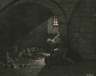 Dann beherrschte das Fasten die Trauer, um 1890