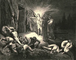 Zum Tor kam er, und mit seinem Stab berührte er es, ca. 1890