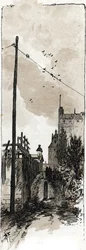 Allee zwischen der Avenue de Versailles und dem Ufer der Seine, Auteuil, Paris