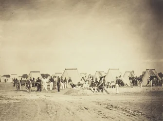 Artillerielager, Camp de Châlons, 1857