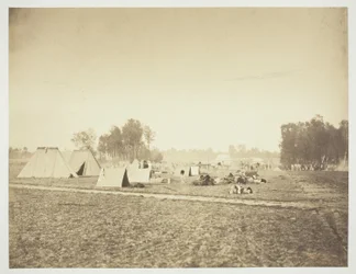Zelte und militärische Ausrüstung, Camp de Châlons
