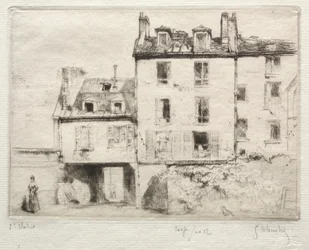 Die Rue Lacépède: der Hof des Schmieds Cottens