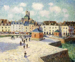 Der Kai von Dieppe im Sonnenlicht, 1905