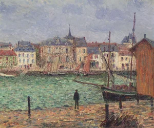 Der Hafen von Pornic, Flut