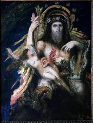 Jupiter (Zeus) und Semele (verbrannt) von Gustave Moreau