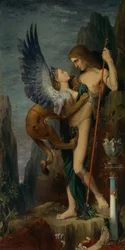 Ödipus und die Sphinx, 1864.