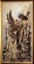 Ödipus und die Sphinx. 1861. Paris