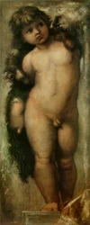 Putto nach Raphael. Kopie des Putto von Raphael, von der Akademie von Saint-Luc, in Rom.