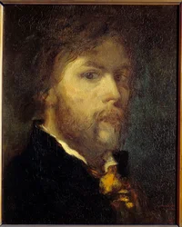 Selbstporträt. Gemälde von Gustave Moreau (1826-1898) 1850. Paris, Musée Gustave Moreau