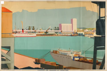 Orangenverladung in Kapstadt, aus der Serie 