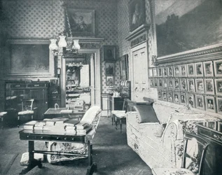 Ankleidezimmer des Prinzgemahls im Buckingham Palace, ca. 1899, 1901