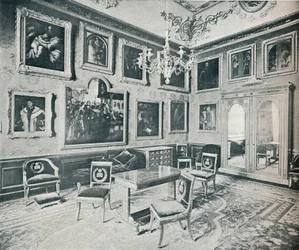 Der Staatsanrichtezimmer im Windsor Castle, um 1899, 1901