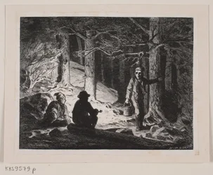 Illustration zu "Eine Sommernacht im Krogskoven"
