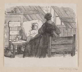 Illustration zu "Fünf aus einer Erbsenschote" in H.C. Andersen, "Märchen und Geschichten", Band 2