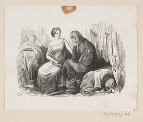 Illustration zu "Lykkens Kalosker" in H.C. Andersen, "Märchen und Geschichten", Band 1