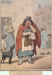 Letzte Sterbensrede und Beichte, Platte III von Cries of London, 1799