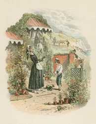 Szene aus David Copperfield von Charles Dickens, 1849-1850