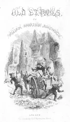 Titelseite von Old Saint Pauls von William Harrison Ainsworth, 1855