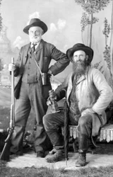 Richard Maynard und Kapitän Newton H. Chittenden, ca. 1875