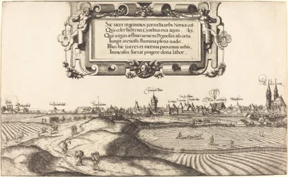 Ansicht von Nürnberg von Osten [linker Abschnitt]