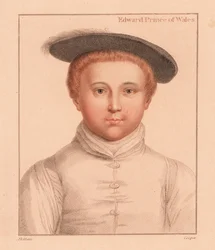 Edward, Prinz von Wales, im Alter von 3-5 Jahren, 1812 (Gravur)
