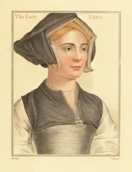 Isabel Shirley, Ehefrau des englischen Oberrichters Sir Richard Lyster, 1812 (Gravur)