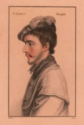 Sir Nicholas Poyntz (ca. 1528-1556), englischer Höfling, 1812 (Gravur)