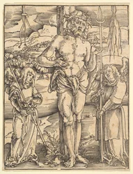 Der Schmerzensmann, aus Speculum Passionis Domini Nostri Ihesu Christi