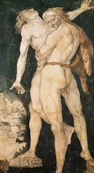 Herkules und Antäus, ca. 1530