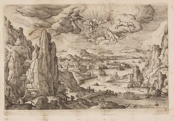 Tafel 27, aus Landschaften mit Szenen aus dem Alten und Neuen Testament und Ovids Metamorphosen