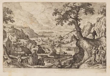 Tafel 8, aus Landschaften mit Szenen aus dem Alten und Neuen Testament und Ovids Metamorphosen