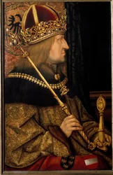 Porträt von Friedrich III., Heiliger Römischer Kaiser genannt der Friedliche, nach einem Original von 1468