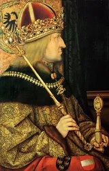 Porträt von Friedrich III., 1415-1493, Heiliger Römischer Kaiser, Spätes 15. Jahrhundert