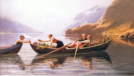 Herumtollen auf dem See