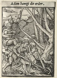 Totentanz: Adam pflügt das Feld