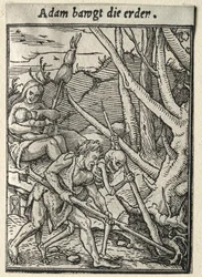Totentanz: Adam pflügt das Feld