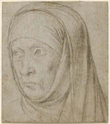 Kopf einer alten Frau, ca. 1500