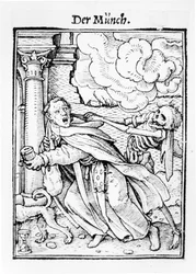 Der Tod und der Bettelmönch, aus 