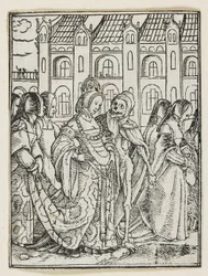 Die Kaiserin aus dem Totentanz (Lyon), 1538